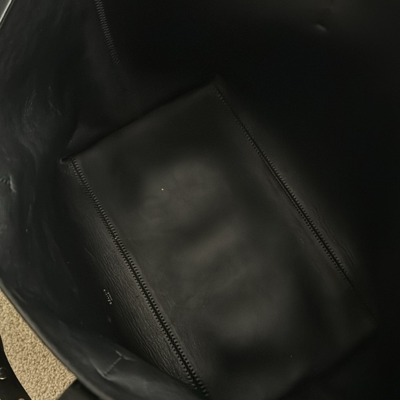 Celine black leather and suede reversible tote - Picture 4 of 16